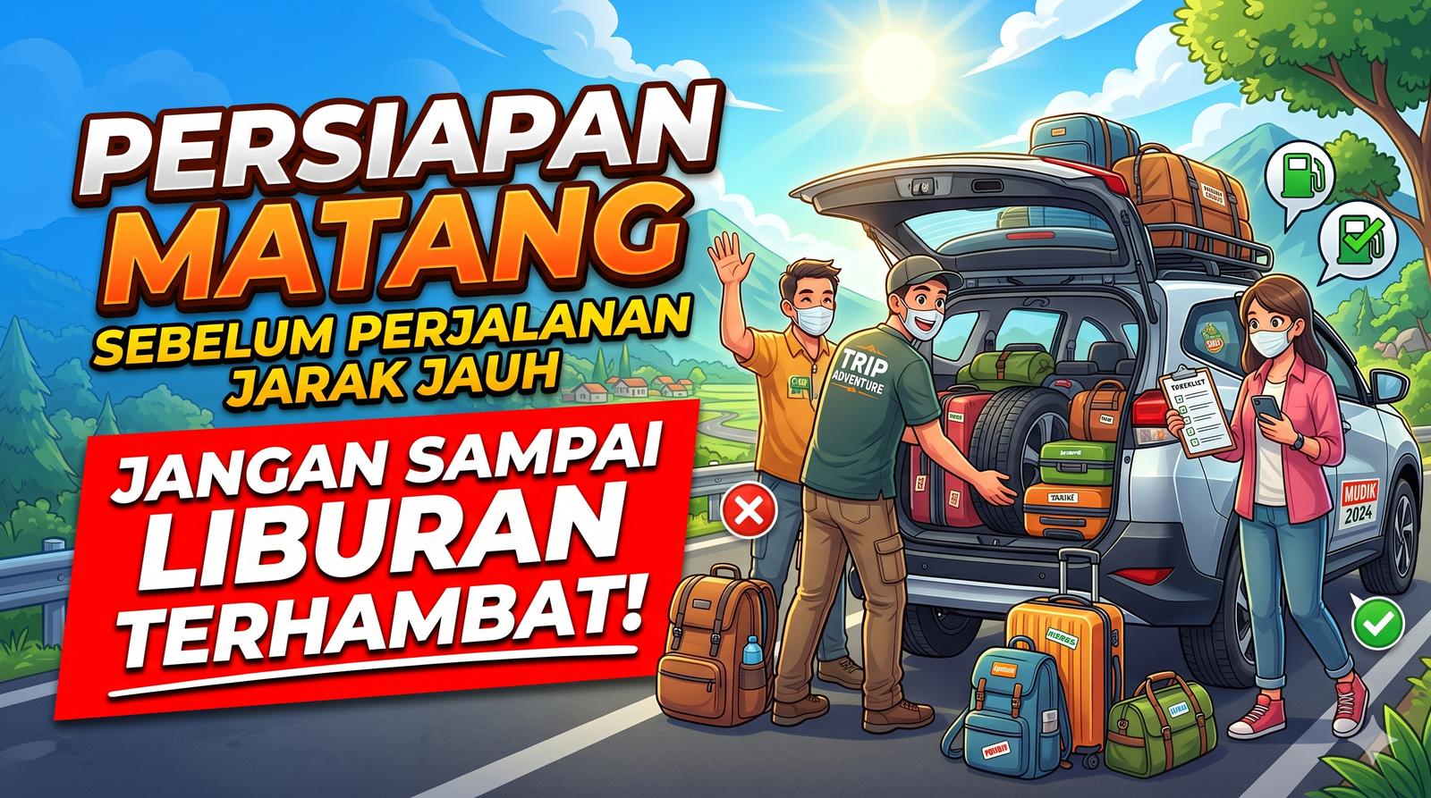 Persiapan Matang Sebelum Perjalanan Jarak Jauh